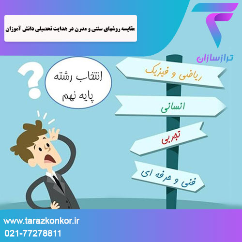 هدایت تحصیلی دانش آموزان ترازکنکور